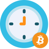 Save Time Automatically Buying Bitcoin Clock Image