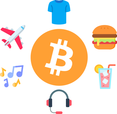  Choose from thousands of different giftcards and then pay with Bitcoin