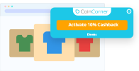 Shop normally through CoinCorner - shopping cart